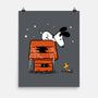 Haunted Doghouse-None-Matte-Poster-damglynn