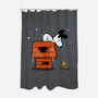 Haunted Doghouse-None-Polyester-Shower Curtain-damglynn