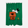 Haunted Doghouse-None-Polyester-Shower Curtain-damglynn