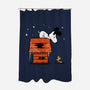 Haunted Doghouse-None-Polyester-Shower Curtain-damglynn