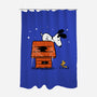 Haunted Doghouse-None-Polyester-Shower Curtain-damglynn