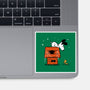 Haunted Doghouse-None-Glossy-Sticker-damglynn