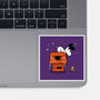 Haunted Doghouse-None-Glossy-Sticker-damglynn