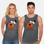 Haunted Doghouse-Unisex-Basic-Tank-damglynn