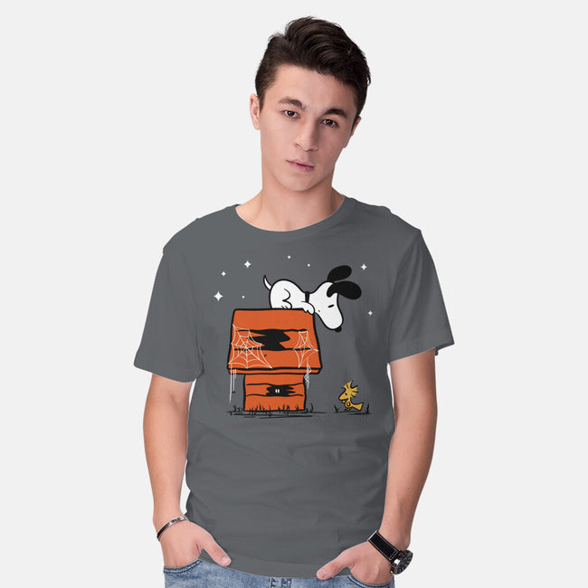 Haunted Doghouse-Mens-Basic-Tee-damglynn