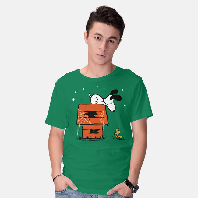 Haunted Doghouse-Mens-Basic-Tee-damglynn
