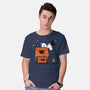 Haunted Doghouse-Mens-Basic-Tee-damglynn