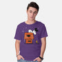 Haunted Doghouse-Mens-Basic-Tee-damglynn