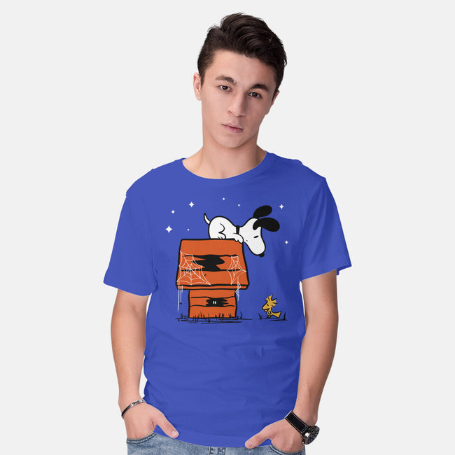 Haunted Doghouse-Mens-Basic-Tee-damglynn