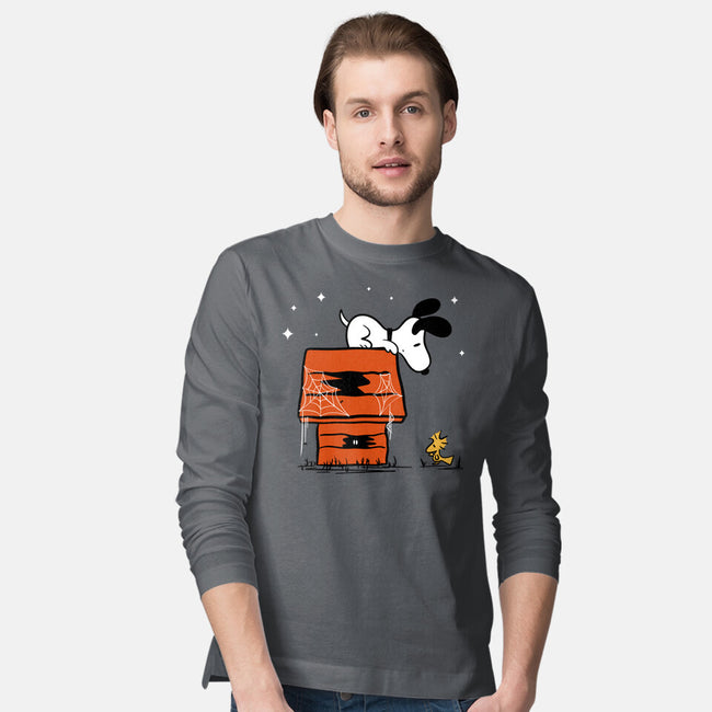 Haunted Doghouse-Mens-Long Sleeved-Tee-damglynn