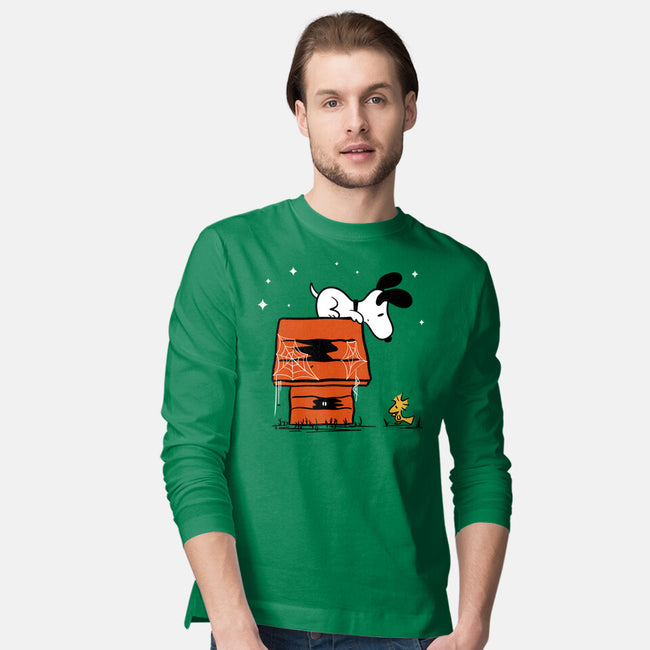 Haunted Doghouse-Mens-Long Sleeved-Tee-damglynn