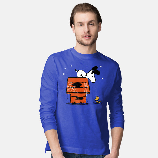 Haunted Doghouse-Mens-Long Sleeved-Tee-damglynn