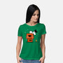 Haunted Doghouse-Womens-Basic-Tee-damglynn
