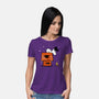 Haunted Doghouse-Womens-Basic-Tee-damglynn