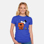 Haunted Doghouse-Womens-Fitted-Tee-damglynn