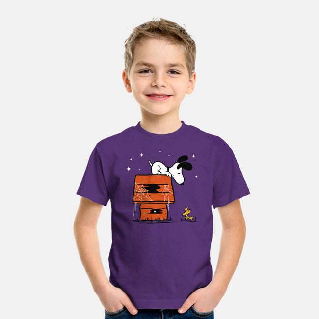 Haunted Doghouse-Youth-Basic-Tee-damglynn