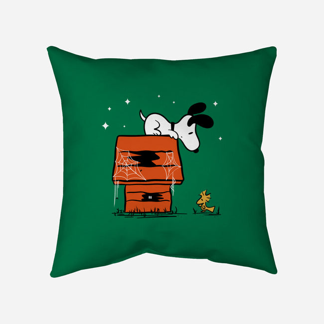 Haunted Doghouse-None-Removable Cover w Insert-Throw Pillow-damglynn