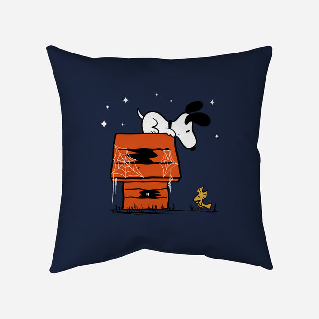 Haunted Doghouse-None-Removable Cover w Insert-Throw Pillow-damglynn