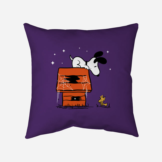 Haunted Doghouse-None-Removable Cover w Insert-Throw Pillow-damglynn