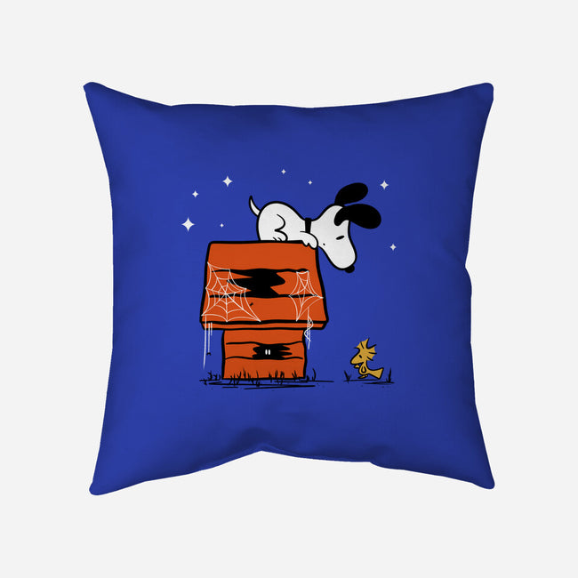 Haunted Doghouse-None-Removable Cover w Insert-Throw Pillow-damglynn