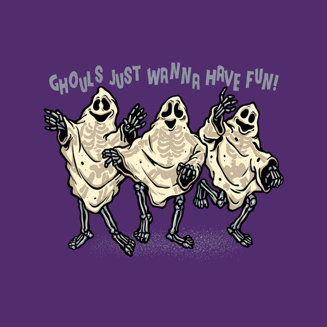 Just Wanna Have Fun-Womens-Fitted-Tee-glitchygorilla