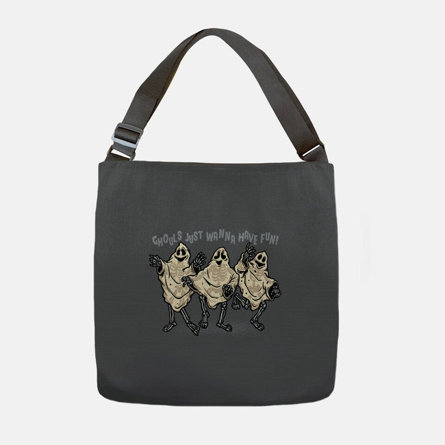 Just Wanna Have Fun-None-Adjustable Tote-Bag-glitchygorilla