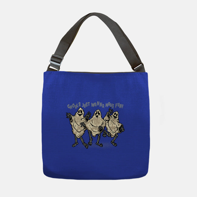 Just Wanna Have Fun-None-Adjustable Tote-Bag-glitchygorilla