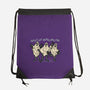Just Wanna Have Fun-None-Drawstring-Bag-glitchygorilla