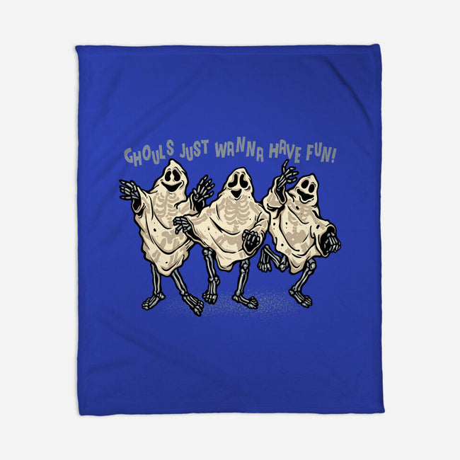 Just Wanna Have Fun-None-Fleece-Blanket-glitchygorilla