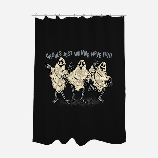Just Wanna Have Fun-None-Polyester-Shower Curtain-glitchygorilla