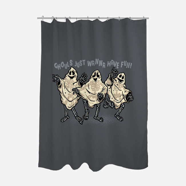 Just Wanna Have Fun-None-Polyester-Shower Curtain-glitchygorilla