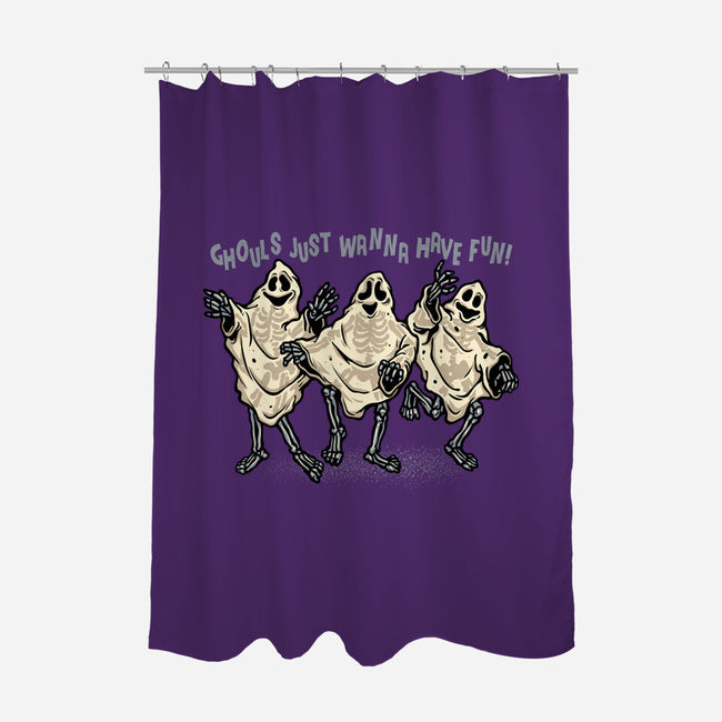 Just Wanna Have Fun-None-Polyester-Shower Curtain-glitchygorilla
