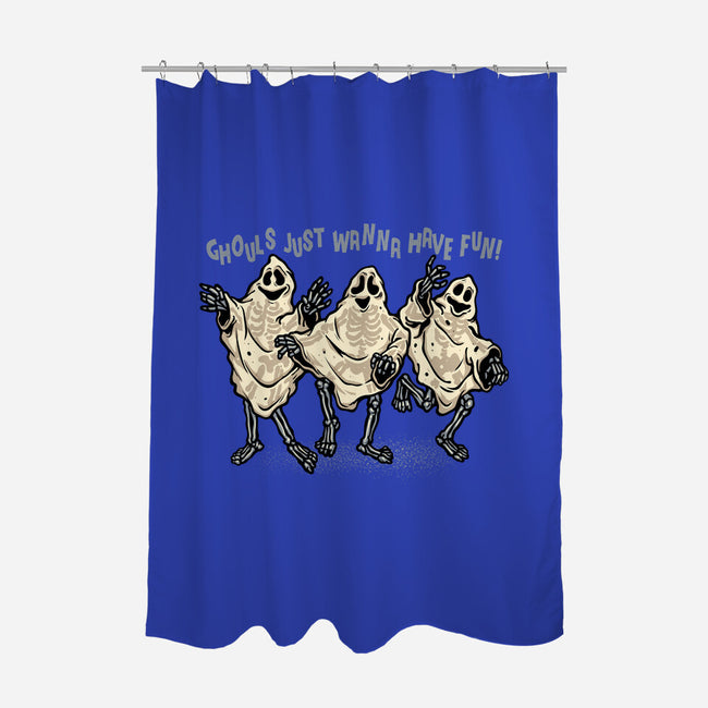 Just Wanna Have Fun-None-Polyester-Shower Curtain-glitchygorilla
