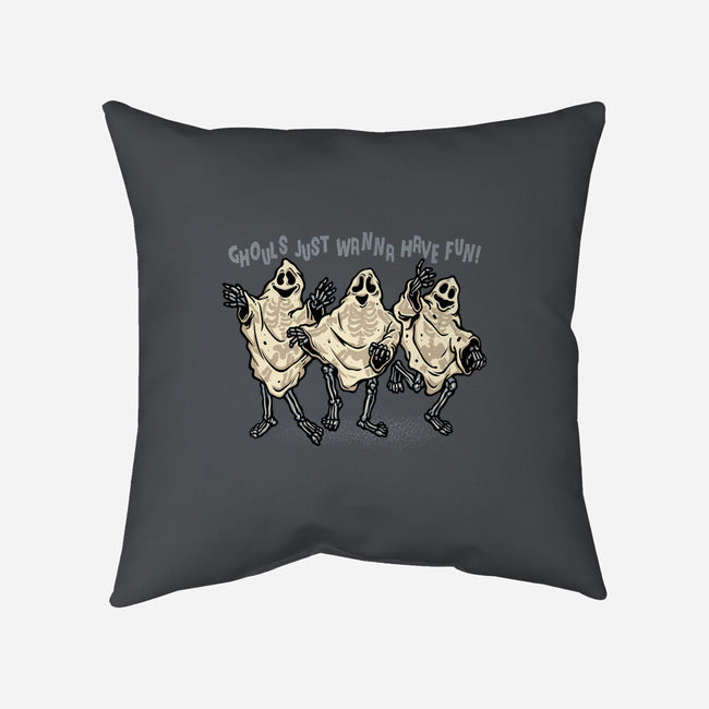 Just Wanna Have Fun-None-Removable Cover w Insert-Throw Pillow-glitchygorilla