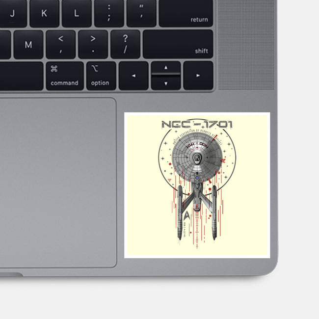 The Enterprise-None-Glossy-Sticker-silentOp