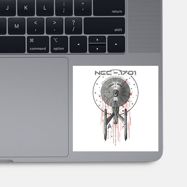 The Enterprise-None-Glossy-Sticker-silentOp
