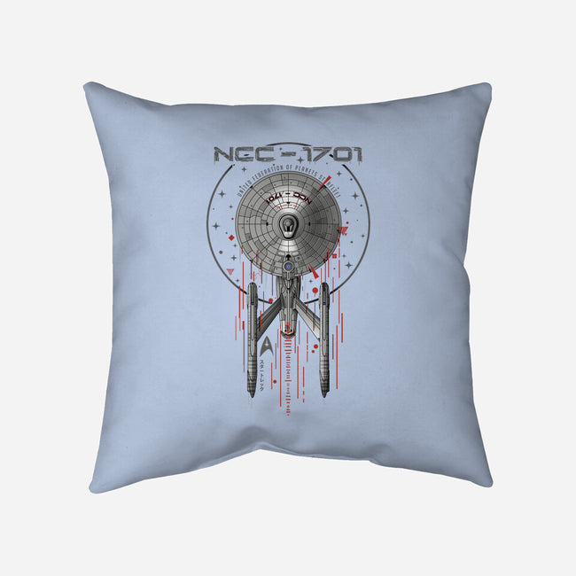 The Enterprise-None-Removable Cover w Insert-Throw Pillow-silentOp
