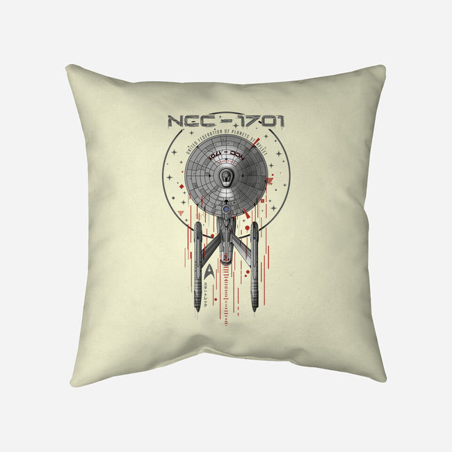 The Enterprise-None-Removable Cover w Insert-Throw Pillow-silentOp