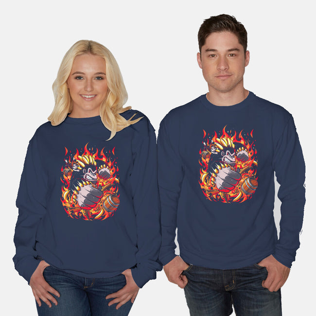 DK Bananza-Unisex-Crew Neck-Sweatshirt-zybbhorn
