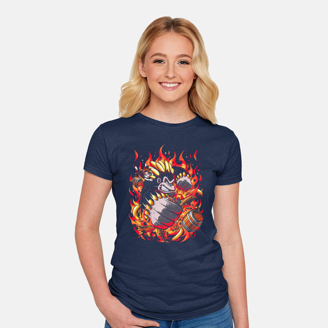 DK Bananza-Womens-Fitted-Tee-zybbhorn