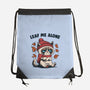 Leaf Me Alone This Fall-None-Drawstring-Bag-Marinho