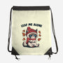 Leaf Me Alone This Fall-None-Drawstring-Bag-Marinho