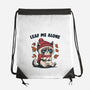 Leaf Me Alone This Fall-None-Drawstring-Bag-Marinho