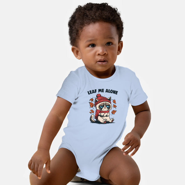 Leaf Me Alone This Fall-Baby-Basic-Onesie-Marinho