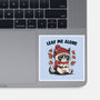 Leaf Me Alone This Fall-None-Glossy-Sticker-Marinho