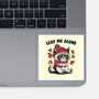 Leaf Me Alone This Fall-None-Glossy-Sticker-Marinho