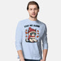 Leaf Me Alone This Fall-Mens-Long Sleeved-Tee-Marinho