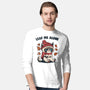 Leaf Me Alone This Fall-Mens-Long Sleeved-Tee-Marinho
