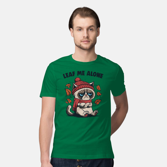 Leaf Me Alone This Fall-Mens-Premium-Tee-Marinho