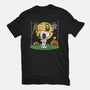 Snoopy Halloween Costume-Mens-Heavyweight-Tee-Marinho